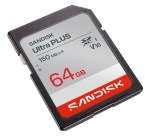 Carte mémoire SD Sandisk SDXC Ultra PLUS 64 Go UHS-I