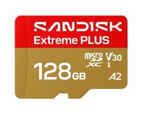 Carte mémoire micro SD Sandisk Extreme Plus 128 Go UHS-I