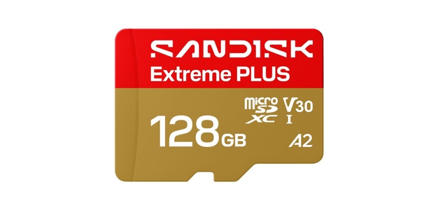 Carte mémoire micro SD Sandisk Extreme Plus 128 Go UHS-I