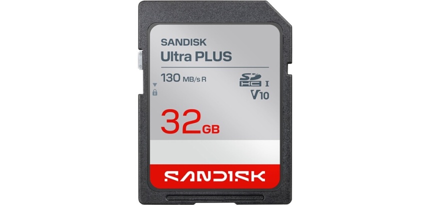 Carte mémoire SD Sandisk SDHC Ultra Plus 32 Go UHS-I