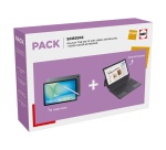 Tablette tactile Samsung Pack Galaxy Tab S10FE 10,9" 128 Go Anthracite + Book Cover Keyboard