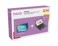 Tablette tactile Samsung Pack Galaxy Tab S10FE 10,9" 128 Go Anthracite + Book Cover Keyboard