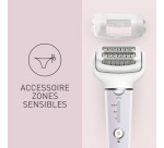 Epilateur électrique Panasonic ES-EY30AV503 avec 2 têtes incluses Wet & Dry