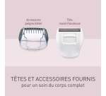 Epilateur électrique Panasonic ES-EY30AV503 avec 2 têtes incluses Wet & Dry
