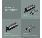Rasoir électrique Panasonic ES-CM3BKS503 Rasoir hommes 3 lames ultra compact