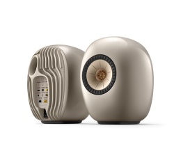 Enceinte connectée Hifi Kef LS Luxe Titane Nacré vendues par paire