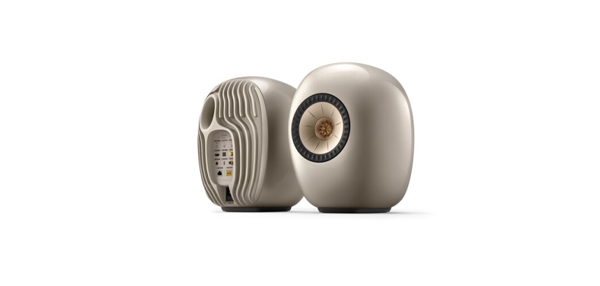 Enceinte connectée Hifi Kef LS Luxe Titane Nacré vendues par paire