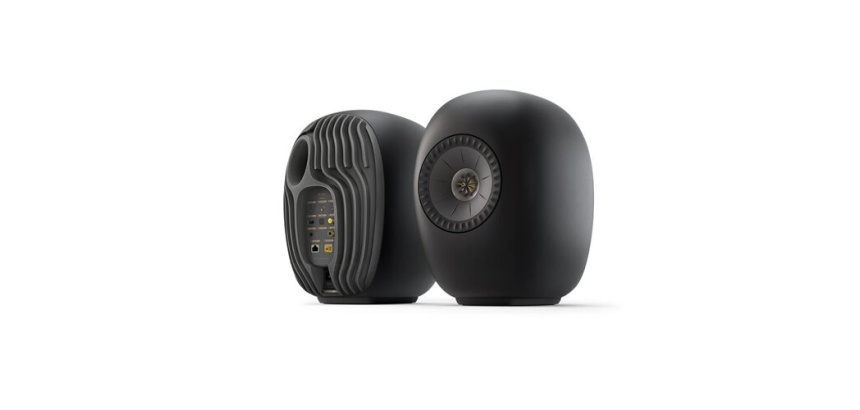 Enceinte connectée Hifi Kef LS Luxe Noir Eclipse vendues par paire
