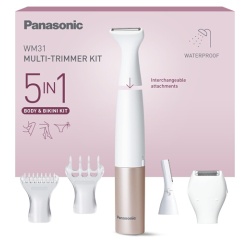 Tondeuse bikini Panasonic ES-WM31-P301 Kit 5 en 1 Blanc Rose