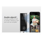 Visiophone Ezviz Kit sonnette vidéo connectée EP8 Ultra Extérieur Noir