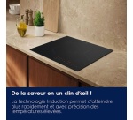 Plaque induction Electrolux DIT60333CL Noir Mat