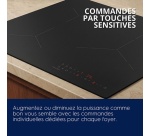 Plaque induction Electrolux DIT60333CL Noir Mat