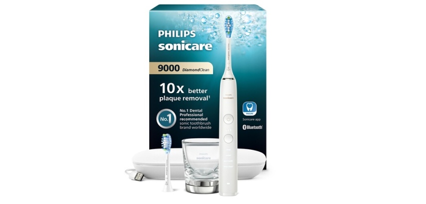 Brosse à dents électrique Philips rechargeable Sonicare DiamondClean 9000 HX9913/17