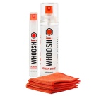 Autres accessoires informatiques Whoosh Whoosh! Kit de nettoyage d''ecran Duo 100ml + 8ml avec 2 chiffons microfibre