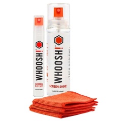 Autres accessoires informatiques Whoosh Whoosh! Kit de nettoyage d''ecran Duo 100ml + 8ml avec 2 chiffons microfibre