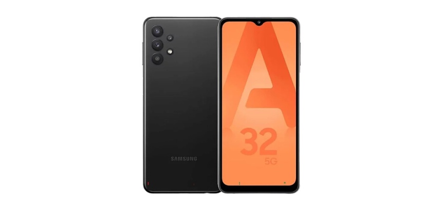 Smartphone Samsung Galaxy A32 6.5" 5G Double nano SIM 64 Go Noir Reconditionné