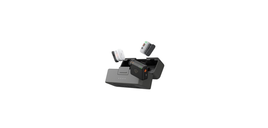 Microphone Dji sans fil Mic Mini 2S + 2 Emetteurs TX + 1 Récepteur RX + Boîtier de recharge