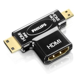 Câble et Connectique Philips Adap HDMI-Mini/Micro Noir