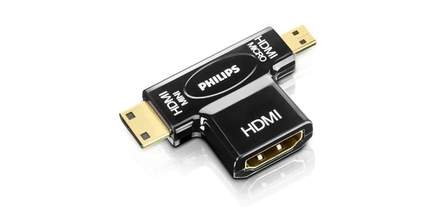 Câble et Connectique Philips Adap HDMI-Mini/Micro Noir