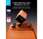Chargeur pour téléphone mobile Anker avec écran intéractif Nano 45 W USB Type C Noir