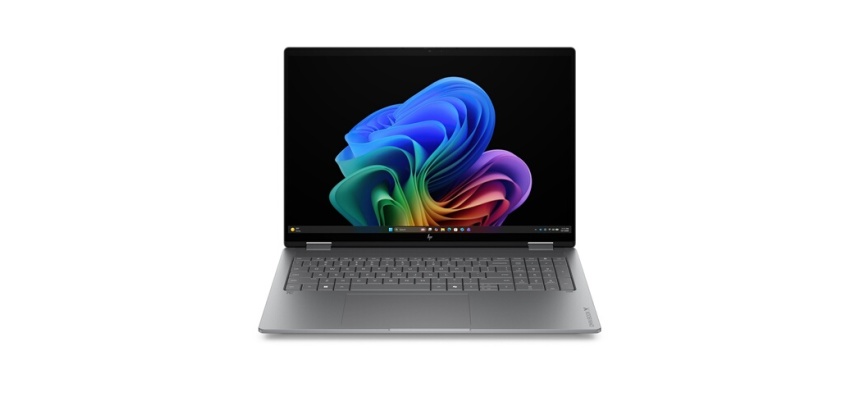 PC portable Hp OmniBook X Flip 2-in-1 Next Gen AI 16-cc0010nfx 16" OLED Ecran tactile Copilot+PC AMD Ryzen AI 7 16 Go RAM 512 Go SSD Argent météore