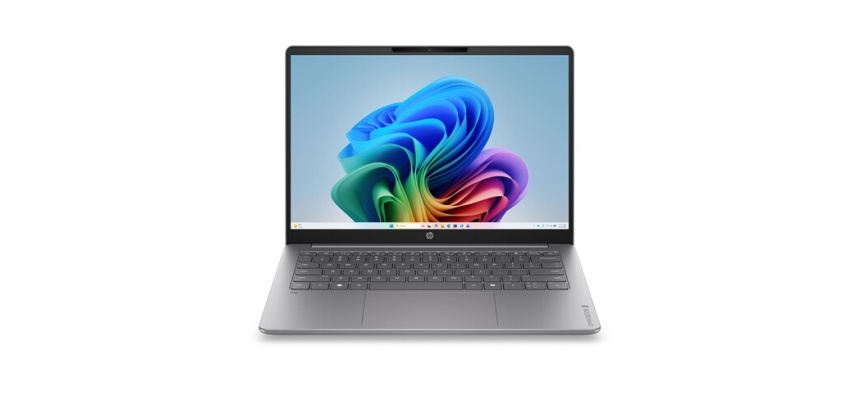 PC portable Hp OmniBook 3 AI 14-hz0025nfx 14" 2K Copilot+ PC Snapdragon AI X 16 Go RAM 512 Go SSD Argent mat