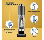 Machine à soda et eau gazeuse Sodastream Machine Fresh Plus Noire