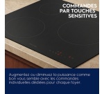 Plaque induction Electrolux DAB60320CL Noir Mat
