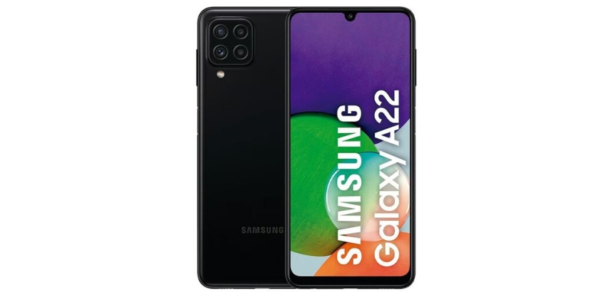 Smartphone Samsung Galaxy A22 DS 6,6" Double nano SIM 64 Go Noir Reconditionné