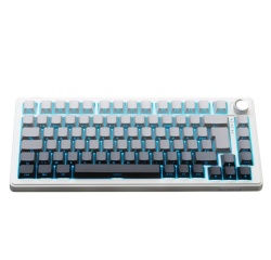 Clavier The G-lab triple mode mécanique gaming sans fil Azerty Keyz Elite 300 Dégradé Blanc