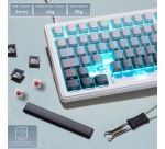 Clavier The G-lab triple mode mécanique gaming sans fil Azerty Keyz Elite 300 Dégradé Blanc