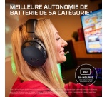 Casque PC Hyper X sans fil gaming Bluetooth Cloud Stinger 3 Noir pour PC PS5 Nintendo Switch Mac et Mobile