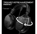 Casque PC Hyper X avec fil gaming Cloud Stinger 3 Noir pour PC PS5 Nintendo Switch Mac et Mobile