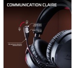 Casque PC Hyper X avec fil gaming Cloud Stinger 3 Noir pour PC PS5 Nintendo Switch Mac et Mobile