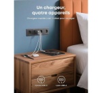 Chargeur pour téléphone mobile Anker 1A3C 70 W Max via chaque port USB Type C 70 W Noir