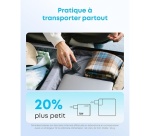 Chargeur pour téléphone mobile Anker 1A3C 70 W Max via chaque port USB Type C 70 W Noir