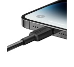 Câble téléphone portable Anker tressé USB-C vers Lightning 0,9 m Noir pour Smartphones et Tablettes