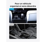 Accessoire téléphonie pour voiture Anker Chargeur Nano avec câble USB-C rétractable et port USB-C 75W Gris