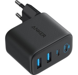 Chargeur pour téléphone mobile Anker 2 USB-C 2 USB-A 50 W Noir pour 4 appareils
