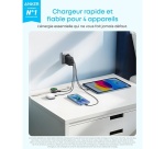 Chargeur pour téléphone mobile Anker 2 USB-C 2 USB-A 50 W Noir pour 4 appareils