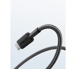 Câble téléphone portable Anker tressé USB-A vers USB-C 0,9 m Noir pour iPhone