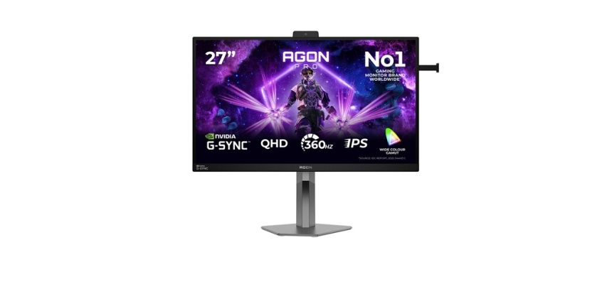 Ecran PC Aoc Gaming Agon PRO AG276QSG2 27" 360 Hz QHD Noir et Gris
