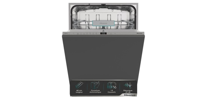 Lave-vaisselle encastrable Hisense HV642A65 Gris