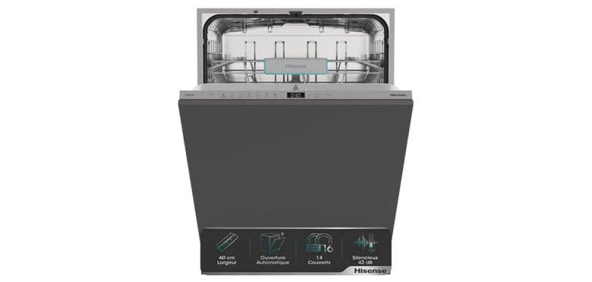 Lave-vaisselle encastrable Hisense HV642A65 Gris