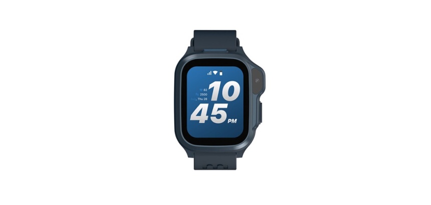 Montre connectée Myfirst pour enfants S4 Bluetooth Bleu Foncé avec bracelet Bleu Foncé + Carte eSim incluse