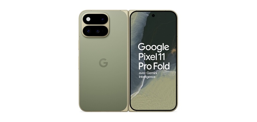 Smartphone Google Pixel 11 Pro Fold 6.73" OLED 5G Double SIM 256 Go Olive