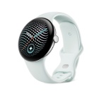 Montre connectée Google Pixel Watch 5 45 mm 4G Argent avec bracelet sport caoutchouc Gris et Vert
