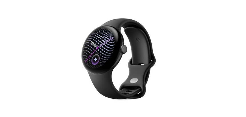 Montre connectée Google Pixel Watch 5 41 mm Bluetooth Noir Mat avec bracelet sport caoutchouc Noir Volcanique