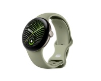 Montre connectée Google Pixel Watch 5 41 mm Bluetooth Doré avec bracelet sport caoutchouc Vert