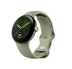 Montre connectée Google Pixel Watch 5 41 mm Bluetooth Doré avec bracelet sport caoutchouc Vert
